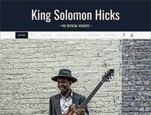 Tablet Screenshot of kingsolomonhicks.com